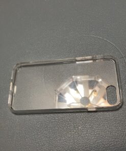 Luvvitt Clear View Case with Hybrid Scratch Resistant Back Cover and Shock Absorbing Bumper for Apple iPhone 7 (2016) iPhone 8 (2017) and iPhone SE (2020) - Clear 25 81dOgxcX L