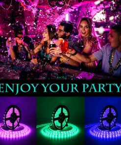 Alternative view of SUPERNIGHT LED Strip Lights, 16.4FT 5M SMD 5050 Waterproof 300LEDs RGB Color Changing Flexible LED Light Strip RGB (Red, Green, Blue)