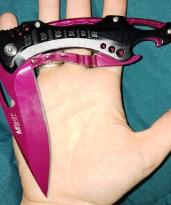 MTECH USA MT-A705 Series – Spring Assisted Folding Knife, Pocket Clip, Tactical, EDC, Self Defense Purple 4.5-inch closed 49 81dQgZdliWL