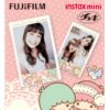 1 X Fuji Instax Mini Films Usable with Polaroid Mio & 300 - Lomo Diana Instant Back - Little Twin Stars - 10枚 Kiki & Lara