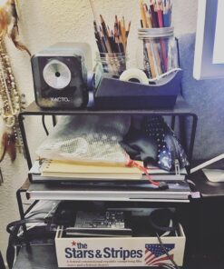 Deco Brothers Expandable Cabinet Shelf Organizer for Kitchen Cabinet and Counter, Bronze 36 81dRwudW27L