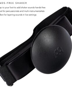 Alternative view of Meinl Percussion Foot Shaker with Strap-NOT Made in China-Ideal for Cajon Players, Guitarists and Singer/Songwriters, 2-Year Warranty, (FS-BK)