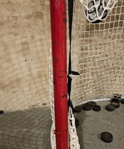 EZGoal 67109 Monster Steel Tube Heavy-Duty Official Regulation Folding Metal Hockey Goal Net, 6 x 4 - Feet, Red 22 81dSbsJ7MzL