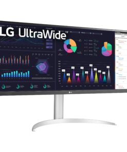 LG 34WQ650-W 34 Inch 21:9 UltraWide Full HD (2560 x 1080) 100Hz IPS Monitor, 100Hz Refresh Rate with RGB 99% Color Gamut, VESA DisplayHDR 400, USB Type-C, AMD FreeSync, Tilt/Height Adjustable Stand 34-inch 100 Hz 21 81dVOMzP4oL
