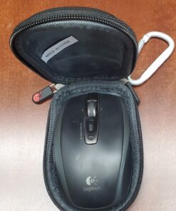 Hermitshell Hard Travel Case for Logitech MX Anywhere 3S Anywhere 3 / Logitech MX Anywhere 2S Anywhere 2 Compact Performance Mouse (Black) Black 30 81dVxZVo4mL