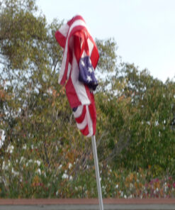 US Flag W/spinning Pole, Nylon 22 81dZ59kT1xL