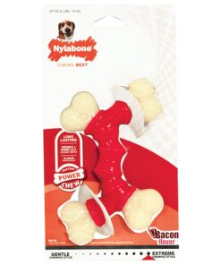 Nylabone Power Chew Double Bone Long Lasting Chew Toy for Dogs Medium - Up to 30 lbs. Medium up to 35 lbs. 28 81daV6MEfvL
