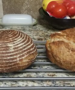 FORSUN Round Bread-Banneton-Proofing-Rising-Basket Rattan Brotform Bread Dough Set 8.5 inch for Home Bakers 8.5 inch Round bread proofing basket 40 81daxJu uBL