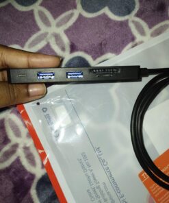 USB Hub 3.0 Splitter, TSUPY USB 3.0 Hub Multi USB Adapter Port Expander with 4ft Cable, SD/TF Card Reader & 3 USB 3.0 Ports Compatible for PC, Laptops, Surface Pro, MacBook, iMac Pro 4 FT 43 81dbeZ7yoaL