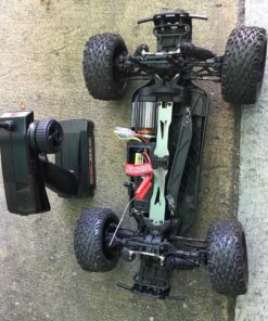 Redcat Racing Blackout XTE 1/10 Scale Electric Monster Truck with Waterproof Electronics, Silver/Red SUV, Blackout-XTE-SILVERSUV 49 81dbh9inzL