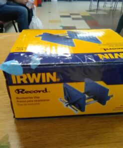 IRWIN Woodworking Vise, 6-1/2-Inch (226361) Silver/Blue 66 81dbiwfqnTL