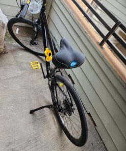 Sunlite Cloud-9 Bicycle Suspension Cruiser Saddle, Cruiser Gel, Tri-color Black 10.5" x 10.5" 33 81dbmxmNKrL