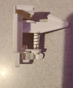 Child Safety Cabinet Locks Latches - 12 Pack,Kids Baby Proofing Lock Child Proof Drawer Locks - Cupboard Hidden Latch - Adhesive,Door Spring Lock - No Tools,Drill (White) 37 81deIiC O9L