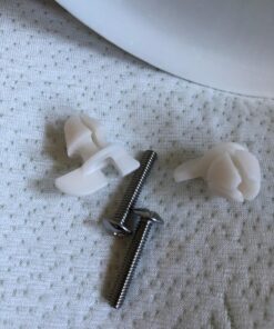 KOHLER K-4639-0 Cachet Quiet Close Toilet Seat, White, Round Non Ready Latch 44 81deNSz3rJL