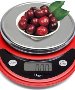 Ozeri Pronto Digital Multifunction Kitchen and Food Scale, Black on Red 23 81dfkHfLlIL