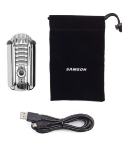 SAMSON Meteor Mic USB Studio Condenser Microphone (Chrome) Chrome Studio Microphone 30 81dfmGz3jGL