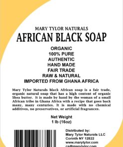 Mary Tylor Naturals African Black Soap 1 lb, Raw, Natural soap, Face And Body Wash Authentic Handmade by a Fair Trade women Co-Op in Ghana Africa 9 81dgtEjMskL