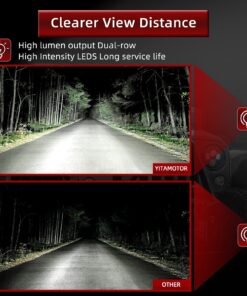 YITAMOTOR LED Light Bar 2Pack 54W 9inch Led Light Pod Spot Flood Combo Offroad Light Driving Fog Light Reverse Light Waterproof Van ATV Motorcycle Truck Boat Golf Cart 12V, 2 Years Warranty 9" 54W Combo Black 11 81dh7aZZ9iL