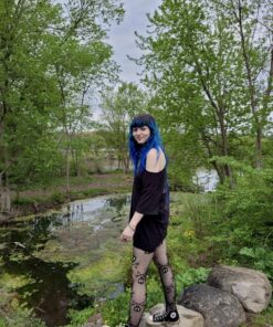 MANIC PANIC Enchanted Forest Green Hair Dye – Classic High Voltage - Semi Permanent Deep Teal Green Hair Color With Blue Undertones - Vegan, PPD & Ammonia Free (4oz) 4 Fl Oz (Pack of 1) 57 81dhnluNQcL