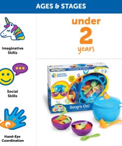 Learning Resources,Plastic, New Sprouts Soup's On!, 23 Pieces,Multicolor,5" Soup's On! 24 81dhxDPkcZL