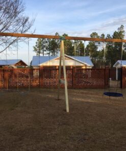 Eastern Jungle Gym Easy 1-2-3 A-Frame 2 Brackets for Swing Set with All Mounting Hardware, Green 2 A-Frame Swing Set Brackets 43 81diUWDbFL
