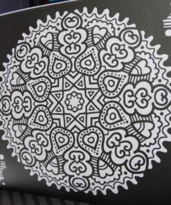 Mandalas At Midnight: A Mandala Coloring Book 47 81djrQCvS5L