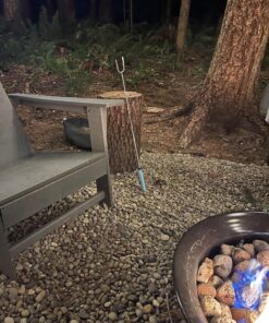 Jolly Green Products Rotating Marshmallow Roasting Sticks | Set of 5 Telescoping Forks - Free Bag | Safe, Fun Smores & Hot Dog Stainless Steel Long Camping Skewers | Campfire BBQ Cookware Accessories 32 81dm8GSXkyL