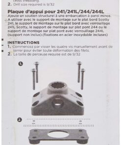 Scotty #441 Backing Plate, Black 15 81dn30FiqtL
