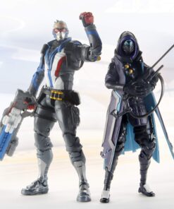 Hasbro Toys Overwatch Ultimates Series Soldier: 76 & Shrike (Ana) Skin Dual Pack 6" Collectible Action Figures 23 81dnd2pMiL