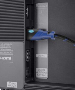 Aurum Ultra Series High Speed HDMI Cable with Ethernet - Braided 10 Ft HDMI Cable Extender Supports 3D and Audio Return Channel up to 4k Resolution - Compatible with TV, PC, Laptops, PS3-5 Pack 30 AWG 5 13 81dpA12r8L