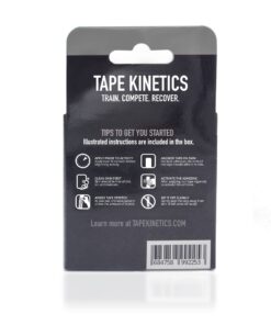 TAPE KINETICS Premium Kinesiology Tape | 2" x 16.4 ft | Waterproof & Latex-Free (Black, Pink, Blue or Beige) Black Tie 17 81dpIESFQWL