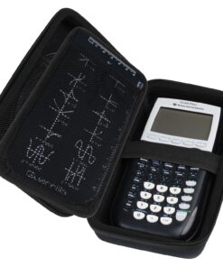 Alternative view of Guerrilla Hard Travel Case for TI-83 Plus, TI-84 Plus, TI-84 Plus Color Edition, TI-89 Titanium, TI-Nspire CX&CX CAS,HP50G Graphing Calculators + Guerrilla's Essential Calculator Accessory Kit, Black