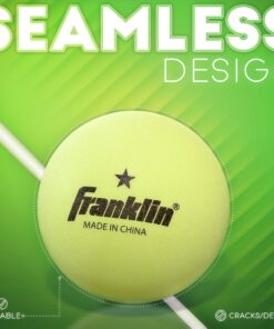 Alternative view of Franklin Sports Glow in The Dark Ping Pong Balls - Official Size + Weight 40mm Table Tennis Balls - One Star Glow in The Dark Ping Pong Balls - Durable High Performance Balls - Green - 6 Pack Pack of 6 - Glow-in-the-Dark