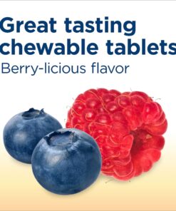 Renew Life Kids Chewable Probiotic Tablets, Daily Supplement Supports Digestive and Immune Health, Berry-licious Flavor, Dairy, Soy and gluten-free, 3 Billion CFU, 30 Count 30 Count (Pack of 1) 28 81dt5i2jpL