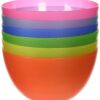 6 Pc Fun Multi-Colored BPA-Free Bowls - Cereal Fruit or Soup Bowl 31 81dtTfoWt0L
