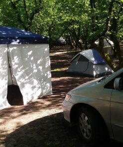 Quik Shade 10' x 10' Instant Canopy Wall Panel Accessory Set for WE100/C100/SX100 Canopies with Zipper Entry, White 15 81dup9RuPRL