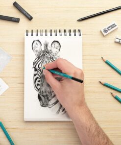 Norberg & Linden Drawing Set - Sketching and Charcoal Pencils - 100 Page Drawing Pad, Kneaded Eraser. Art Kit and Supplies for Kids, Teens and Adults 23 81durZwR9BL