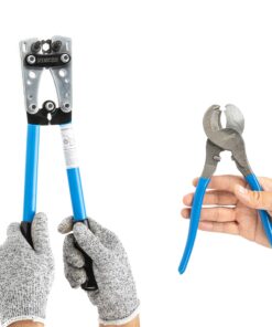 NEIKO 02039A Lug Crimping Plier and Cable Cutter Set, Battery Cable Crimping Tool, 8-0 AWG, 6mm - 50mm, Electrician Wire Crimper Tool 2 Pc Battery Crimper & Cutter Set 40 81duvqt8QL 2
