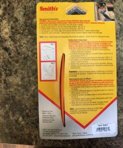 Smith’s 50603 Handheld Lawn Mower Blade Sharpener - Oversized Handle & Large Safety Guard - Durable Plastic - Easy to Use - Wire Cleaning Brush - Preset Carbide Blade - Gardening Lawn Care Tools 18 81dyjZSk6TL