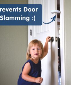 Wittle Door Pinch Guard - 4pk. Baby Proofing Doors Made Easy with Soft Yet Durable Foam Door Stopper. Prevents Finger Pinch Injuries, Slamming Doors, and Child or Pet from Getting Locked in Room 4 Pack 23 81e KxbxoML