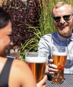 Domestic Corner - Das Boot - Quality Glass Beer Boot Mug for Oktoberfest Celebrations, St. Patrick's Day, Bachelor or Bachelorette Festivities, Holds Over 5 Beers - 2 Liter 2-Liter 14 81e0jPznkjL