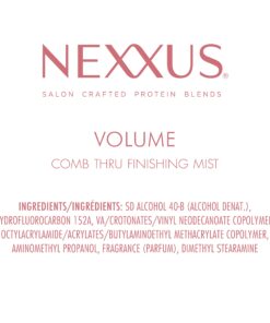 Nexxus Comb Thru Finishing Spray, Medium Hold Hair Spray for Volume, 10 oz Rose and Jasmine 10 Ounce (Pack of 1) 26 81e0sVZxF6L