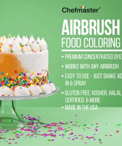 U.S. Cake Supply Deluxe 24 Bottle Airbrush Cake Color Set - The 22 Most Popular Colors in 0.7 fl. oz. (20ml) Bottles - Safely Made in the USA product 20 81e1GdPlpVL