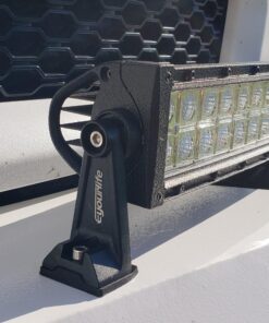 Eyourlife LED Light Bar Side Mounting Brackets with Rubber Pads, Universal Fit Metal Side Brackets Kit with Bolts, Sturdy Light Mounting Replacement for Rigid or Curve Light Bars for Jeep Truck & SUV 22 81e20utYPzL