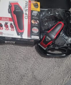 Wahl USA Clip ‘N Trim 2 In 1 Corded Hair Clipper with Pop Up Trimmer Kit, Perfect for Home Haircuts and Touching Up Around Necklines and Sideburns – Model 79900-1501P 38 81e4gAtIhuL