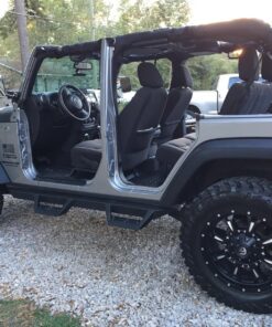 Rugged Ridge | Quick Release Mirror Kit, Rectangular, Black | 11025.12 | Fits 1997-2018 Jeep Wrangler TJ/JK 17 81e4yRIpFkL