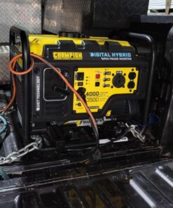 Champion Power Equipment 100302 4000-Watt RV Ready Open Frame Inverter, Yellow 4000-Watt + Gas + Manual Start 52 81e5FgmAOL