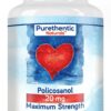 Purethentic Naturals Policosanol for Cholesterol Health Support, 20 MG, 100 Vcaps 1 Pack 17 81e6U8MIq3L