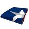 Texas Flag with a Bonus Car Sticker - Embroidered Star, Tough, Long Lasting Nylon Built for Outdoor Use, UV Protected and Sewn Using Quadruple Lock Stitching on Fly End 4x6 ft 28 81e6W8ZsrVL