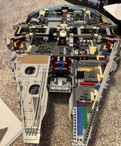 LEGO Star Wars Ultimate Millennium Falcon 75192 - Expert Building Set and Starship Model Kit, Movie Collectible, Featuring Classic Figures and Han Solo's Iconic Ship, Best Gift for Adults 93 81e6bYPHilL